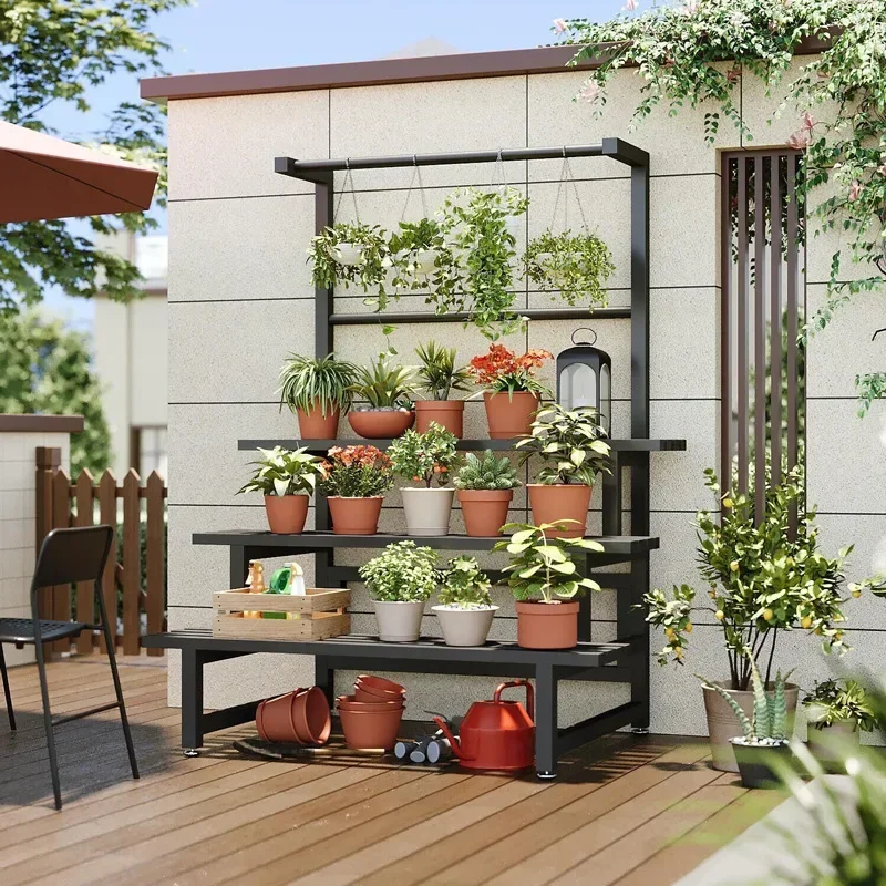 Outdoor Furniture Luxury - Prateleira de exposição em camadas, prateleira