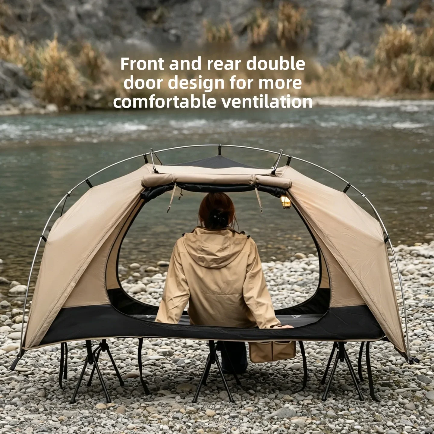 Outdoor Daybed Furniture - MOUNTAINHIKER Tenda de Acampamento ao Ar