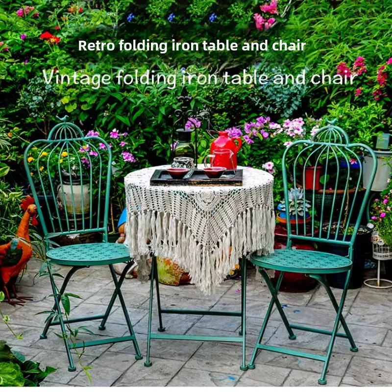 Outdoor Furniture Metal Chairs - Cadeiras de jardim para pátio externo,