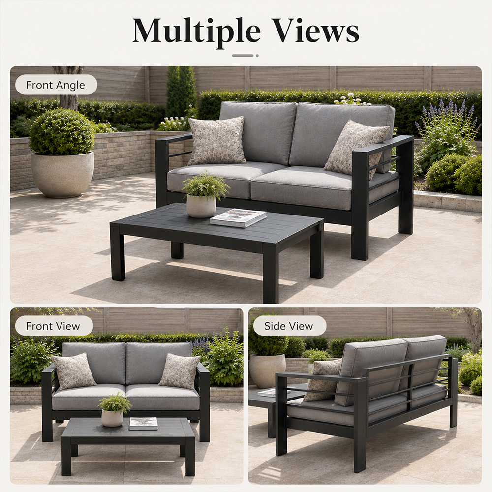 Conjunto de Sofá de Alumínio M - Outdoor Furniture Luxury avaliação e preço