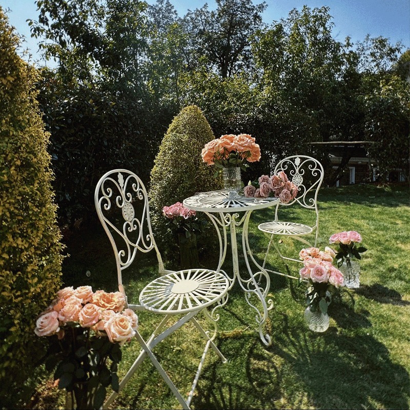 Mesa e Cadeiras de Ferro Vinta - Outdoor Furniture Metal Chairs avaliação e preço