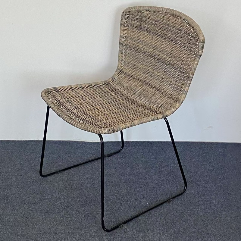 Cadeira de imitação de vime, f - Outdoor Furniture Metal Chairs avaliação e preço
