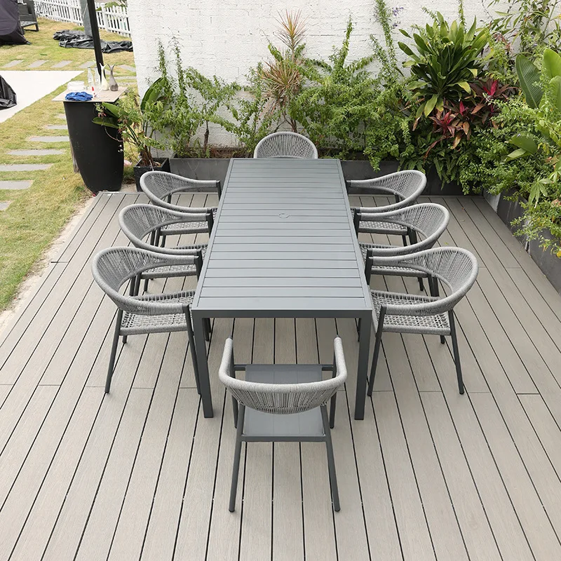 Cadeira de Jantar de Rattan co - Outdoor Furniture Metal Chairs avaliação e preço
