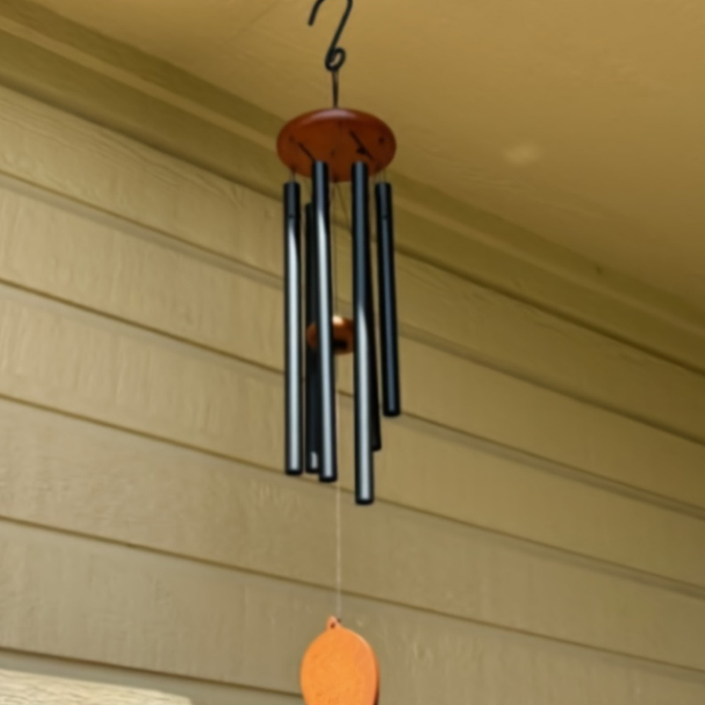 Sino de Vento Retrô Preto de 2 - Outdoor Furniture Diy avaliação e preço