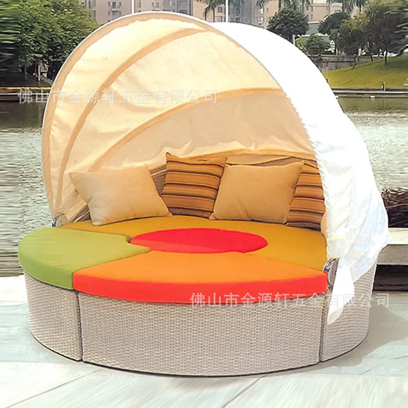 Cama de Descanso Redonda de Ra - Outdoor Daybed Furniture avaliação e preço
